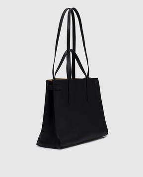 Gianni Chiarini Черная кожаная сумка-тоут Altea с логотипом BS10967RNGDBL