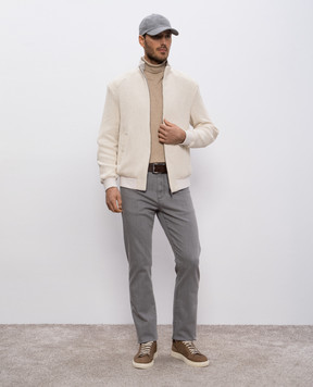 Canali Серые джинсы с логотип патч PD0001891719