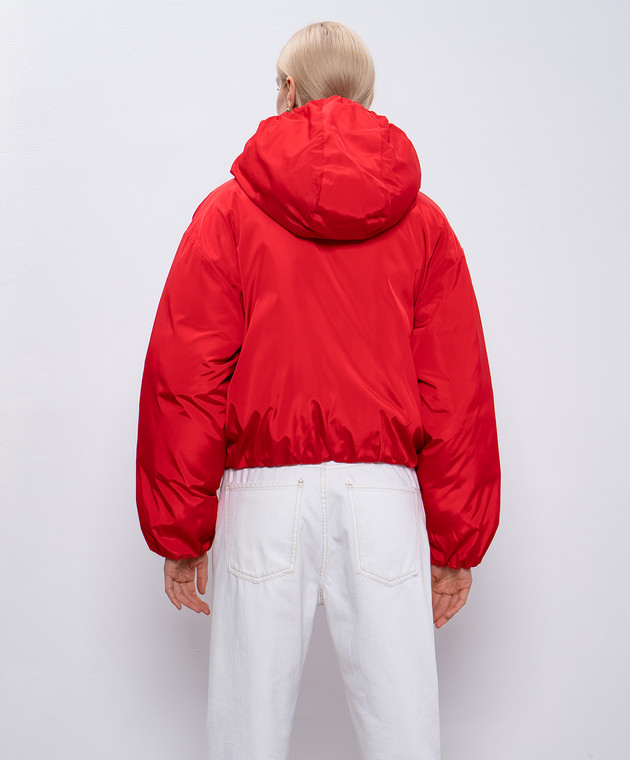 Twinset Червона куртка з капюшоном 242AP2410 зображення 4