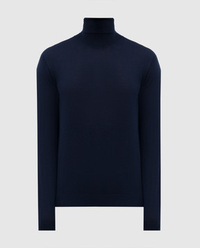 Canali Гольф синий из шерсти MK02353C1126