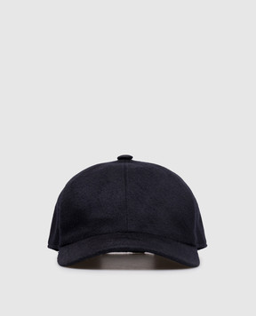 Cashmere&Whiskey Синяя кепка из кашемира 9925002