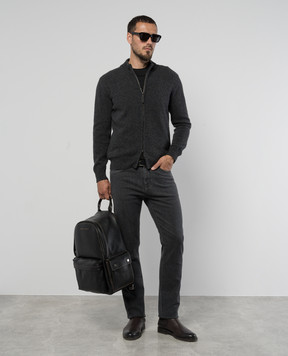 Canali Чорна футболка MJ00002T0356