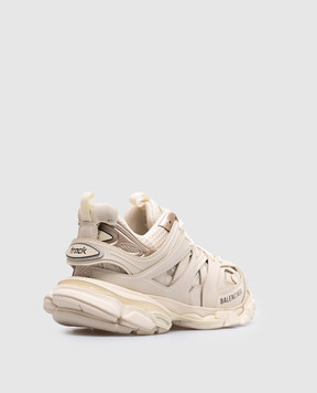 Balenciaga Бежевые кроссовки Track с логотипом 542436W2LA2