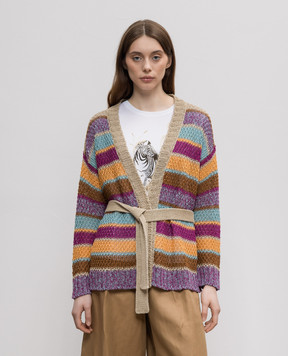 Max Mara Weekend Кардиган KABALA из льна в полоску KABALA