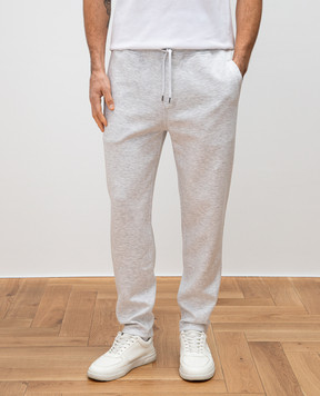 Brunello Cucinelli Серые спортивные штаны MM8313243G