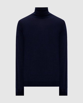 Brunello Cucinelli Синий гольф из шерсти и кашемира M2400103