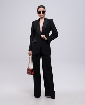 Dolce&Gabbana Чорні штани з вовни FTBM0TFU21E