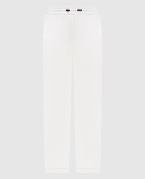 Brunello Cucinelli Белые спортивные штаны MG927VD299