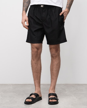 Dolce&Gabbana Чорні шорти для плавання з логотипом M4F36TONR46