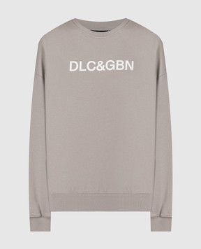 Dolce&Gabbana Серый свитшот с логотипом G9AQVTG7M8G
