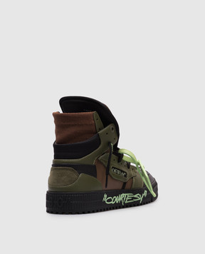 Off-White Шкіряні хайтопи 3.0 Off Court OMIA065S25LEA003