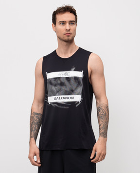 Maison Margiela MM6 Синя майка MM6 x Salomon SH0NL0005M20101