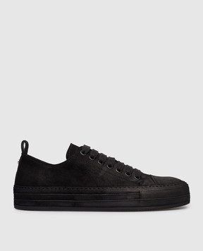 Ann Demeulemeester Черные замшевые кеды Gert Crosta B0012588LT147