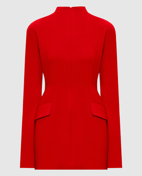 Max Mara Sportmax Червона сукня міні TEFRITE з вовною TEFRITE