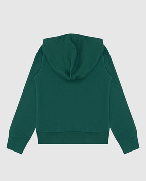 Moncler ENFANT Детское зеленое худи с логотипом K19548G0001189AKM810