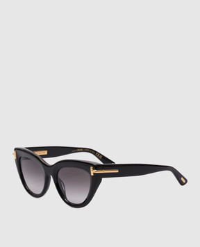 Tom Ford Чорні сонцезахисні окуляри ICON CAT EYE FT1252
