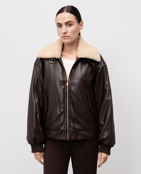 Twinset Коричнева куртка 252LI2FBB