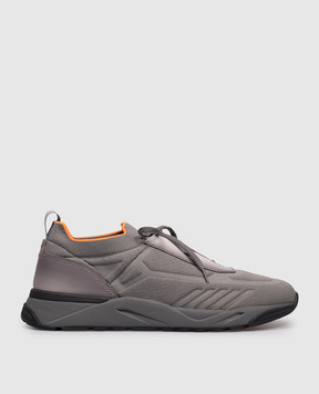 Santoni Сірі кросівки з ефектом деграде MBIO22132ANETHOD