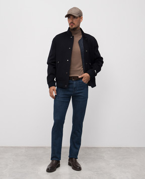 Canali Коричневый гольф из шерсти MK01149C0002