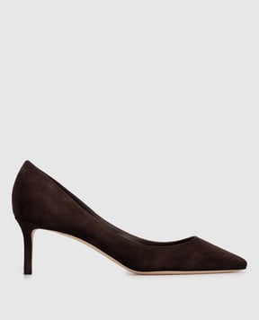Jimmy Choo Коричневые замшевые туфли ROMY ROMY60KDU