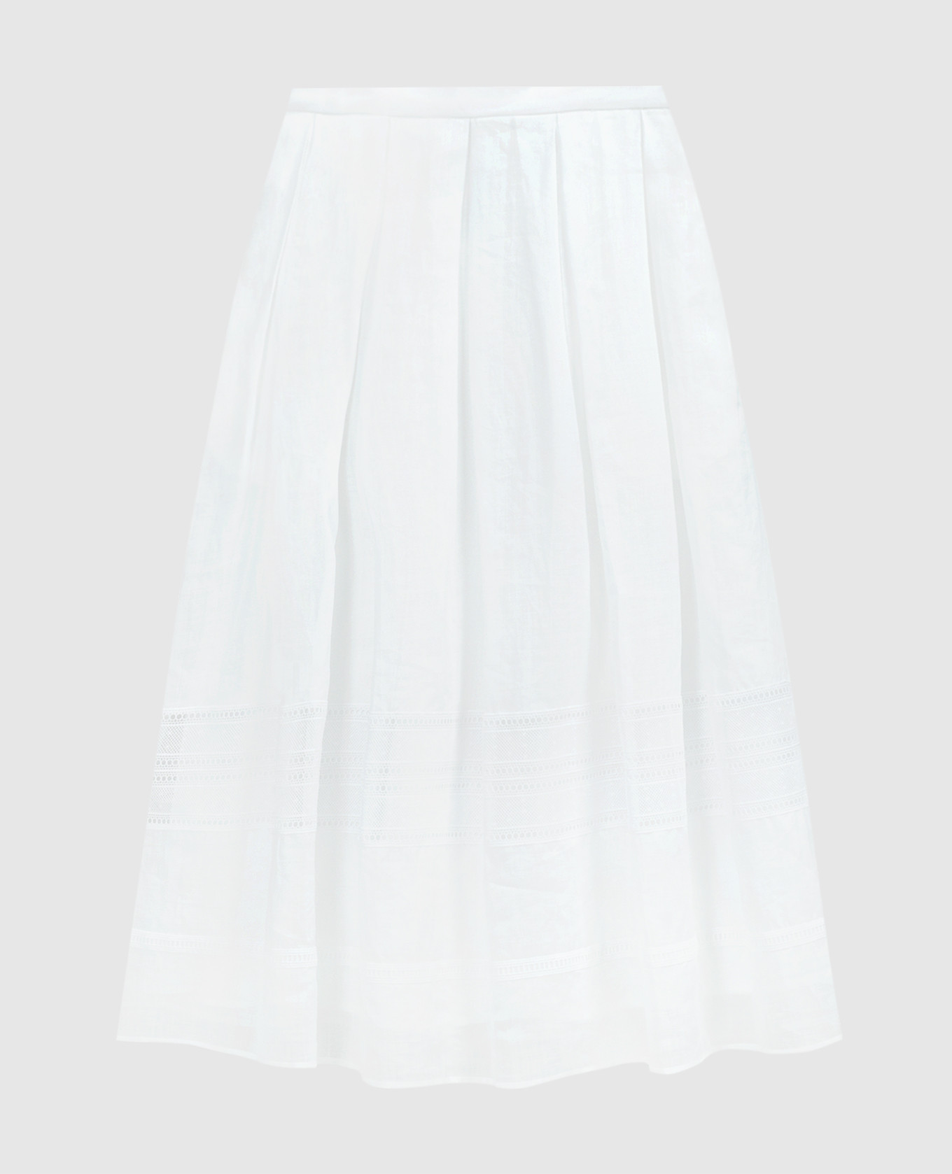 White PATTO skirt with lace