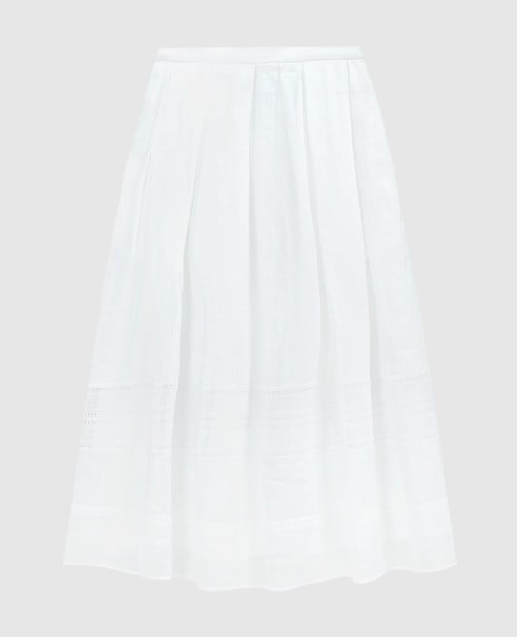 White PATTO skirt with lace