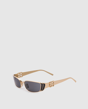 Givenchy Thelios Золотисті сонцезахисні окуляри з логотипом GV40099U