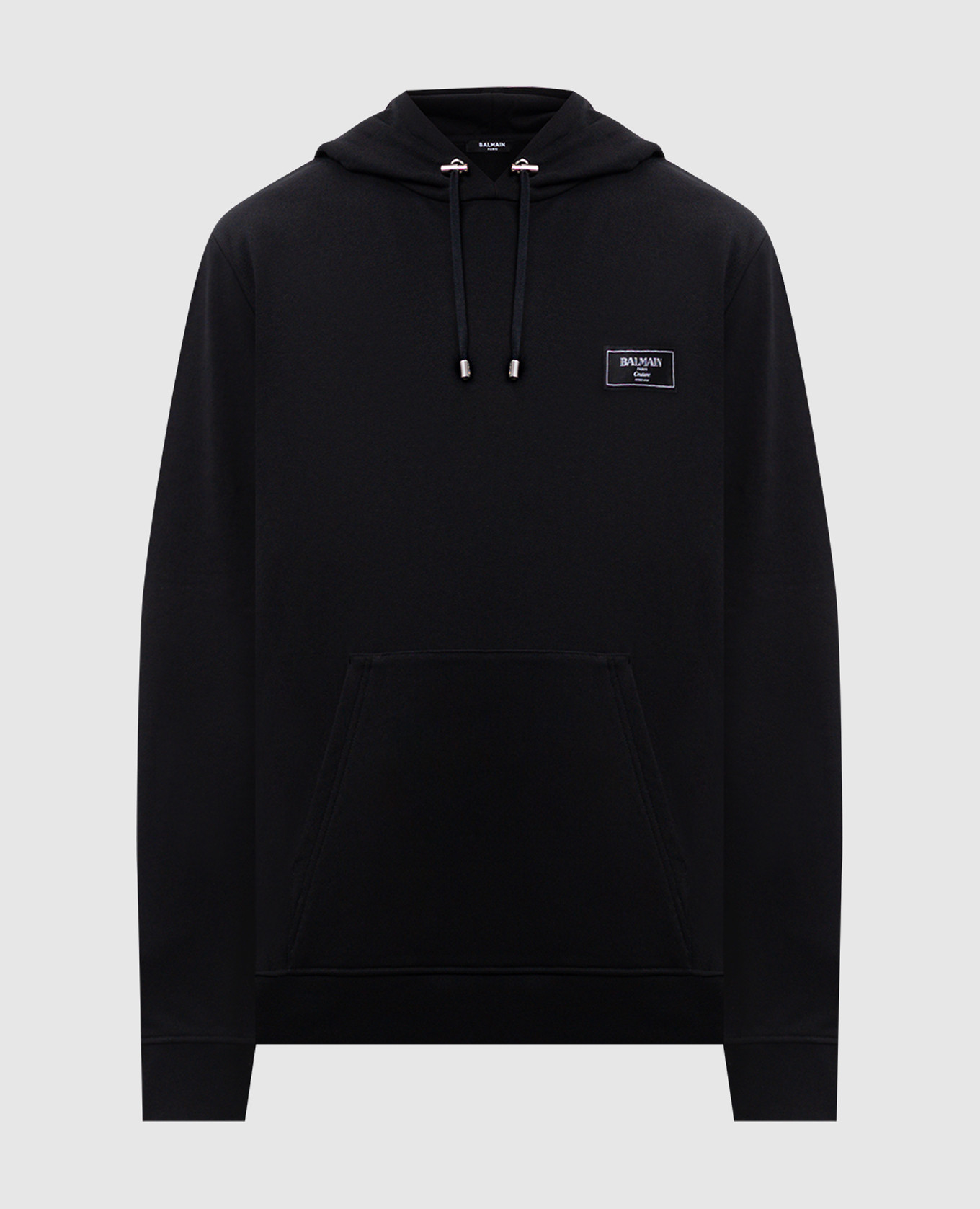 

Черные худи с патчем логотипа, Черный, Худи