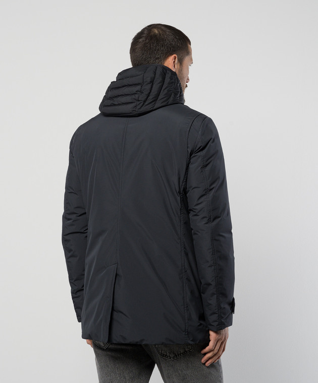 MooRER Синя пухова куртка RAFFAELLO RAFFAELLOSTP зображення 4