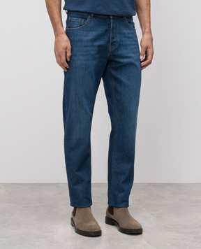 Peserico Синие джинсы с логотип патч R54663L3504280