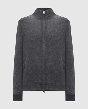 Cashmere&Whiskey Серый кардиган из кашемира MU7931307341PF