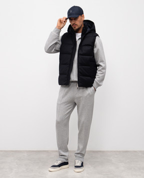 Brunello Cucinelli Сіра спортивна куртка MM8319069G