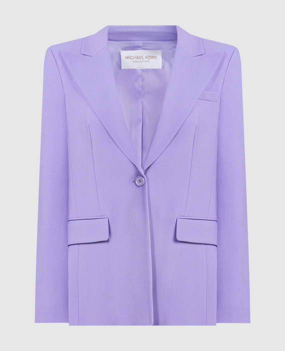 Georgina purple wool jacket