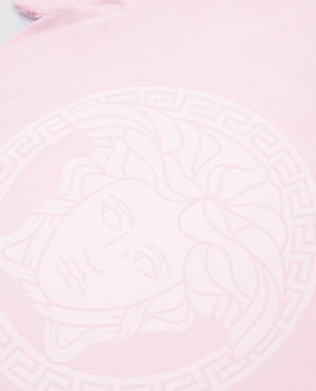 Versace Детская розовая футболка Medusa 10183421A12978