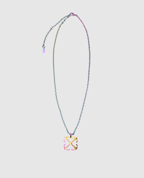 Off-White Цепочка с подвеской Arrow OMOB157F24MET001