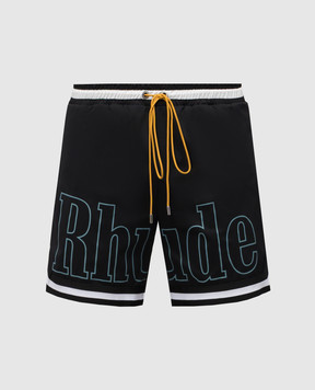 Rhude Черные шорты COURT RHPS25SH01005