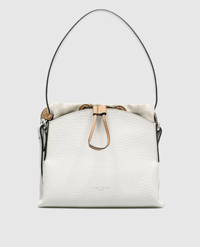 Gianni Chiarini Бежева шкіряна сумка Asia Double BS11235RNGDBLNAETN