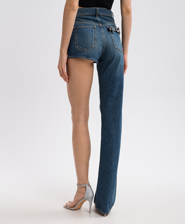 Coperni Синие джинсы с одной штаниной COPP113F2022 изображение 4