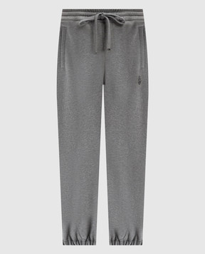 Alexander McQueen Сірі джогери з емблемою логотипа 816232QLAD8