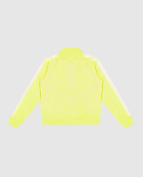 Palm Angels Детская желтая спортивная куртка с лампасами. PBBD002S25FAB001412