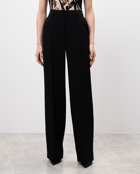 Balmain Черные брюки из шерсти EF1PO160WC09