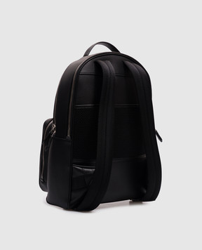 Bally Черный кожаный рюкзак Mythos с логотипом. MAK03QEC001