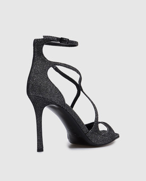 Jimmy Choo Черные босоножки Azia 95 AZIA95JHZ