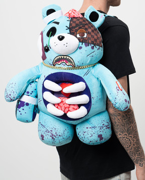 Sprayground Дитячий чорний рюкзак ZOMBIE BEAR 910B6851NSZ
