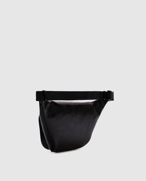 Balenciaga Чорна шкіряна поясна сумка Explorer 5295501VG87