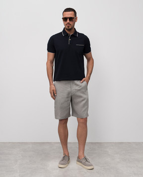 Loro Piana Синее поло Regatta FAI0485