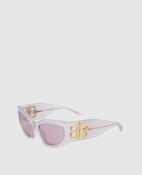 Balenciaga Розовые солнцезащитные очки Bossy Cat 773492T0039