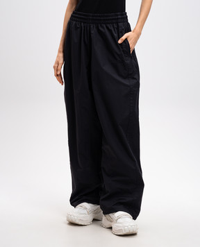 Vetements Чорні спортивні штани з лампасами UA66PA320Bw