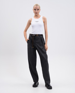 Givenchy Сірі штани з вовни BW516Z14FU