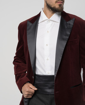 Brunello Cucinelli MTM Серый камербанд MR813XS05